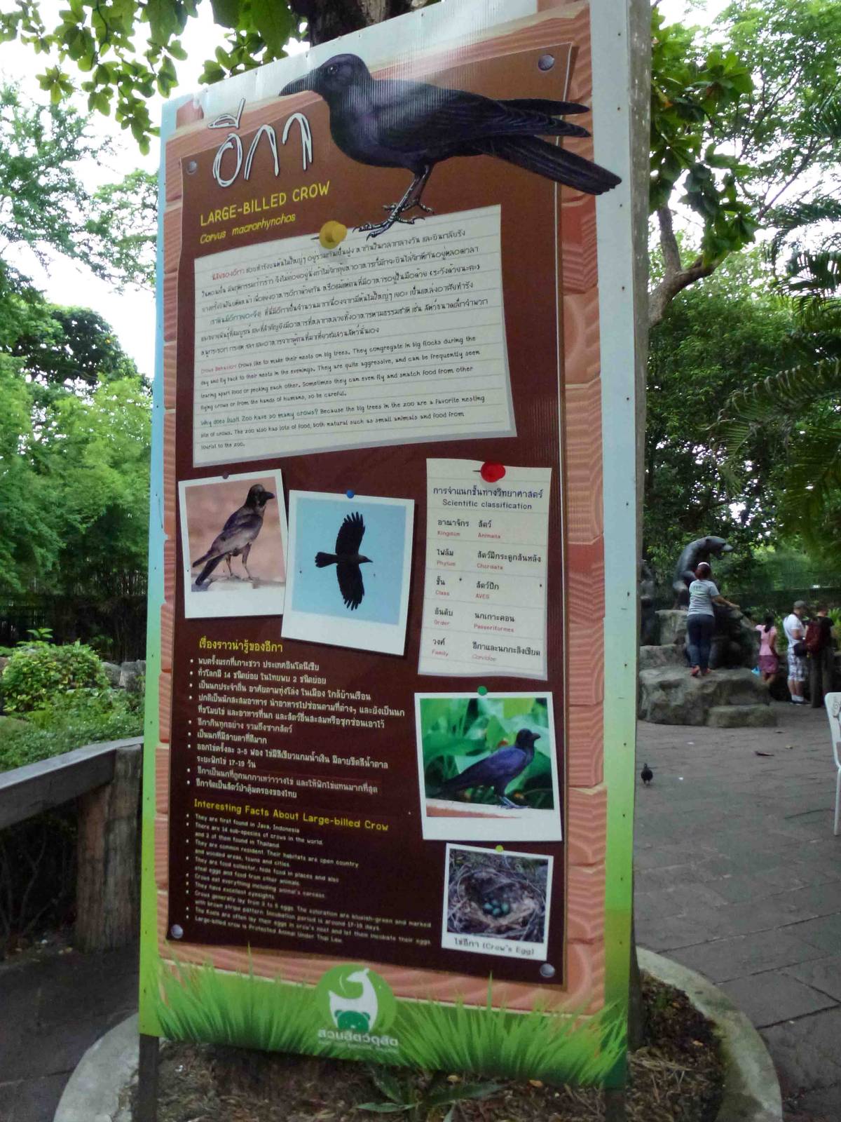 Example of signage, July 2013.