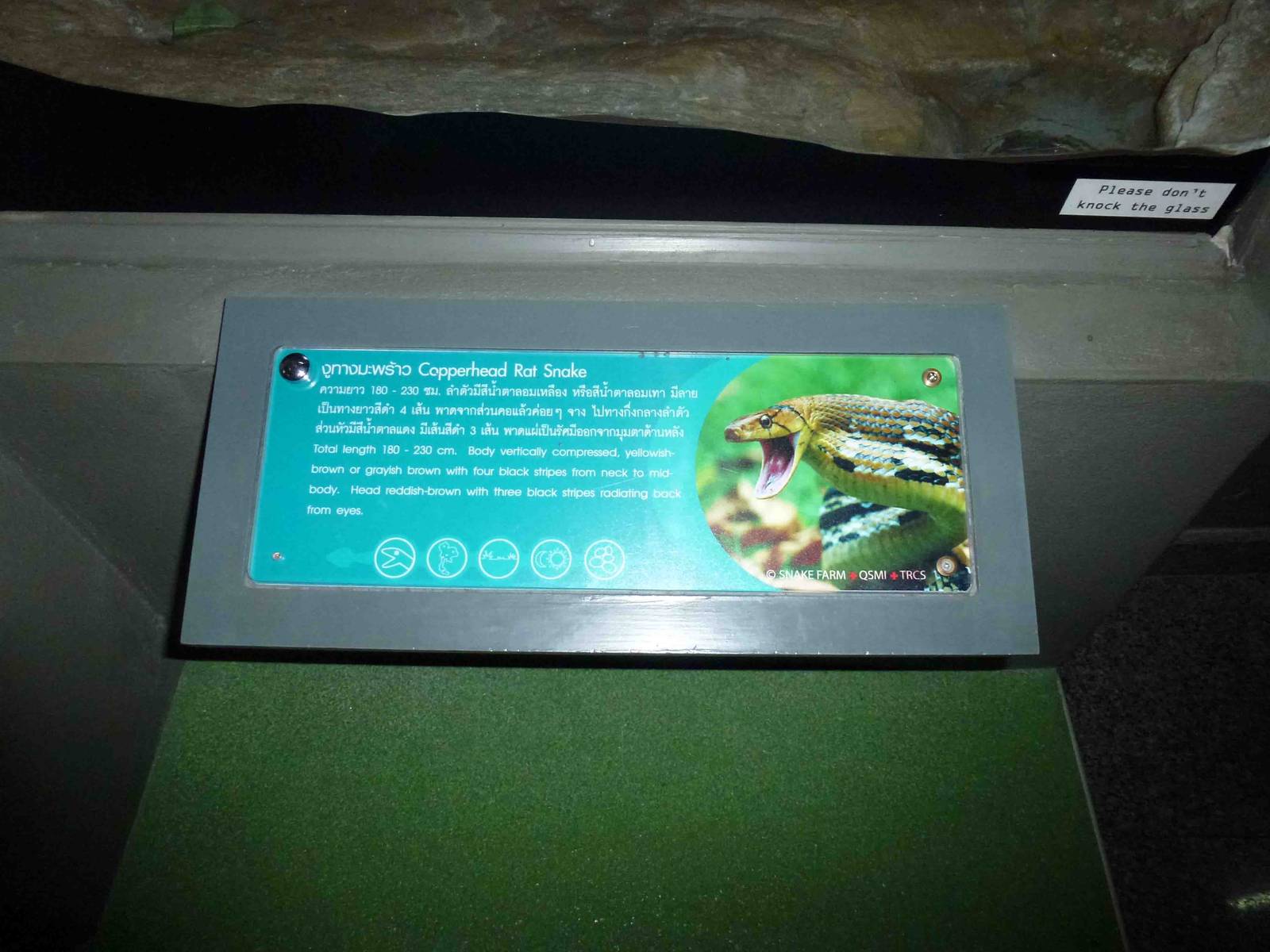 Example of signage, June 2013.