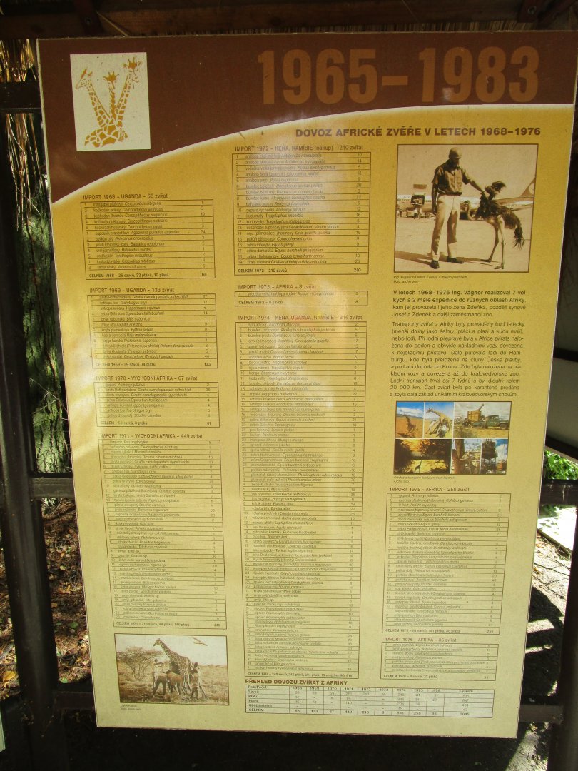 Excellent and informative poster detailing imports from 1965-1983