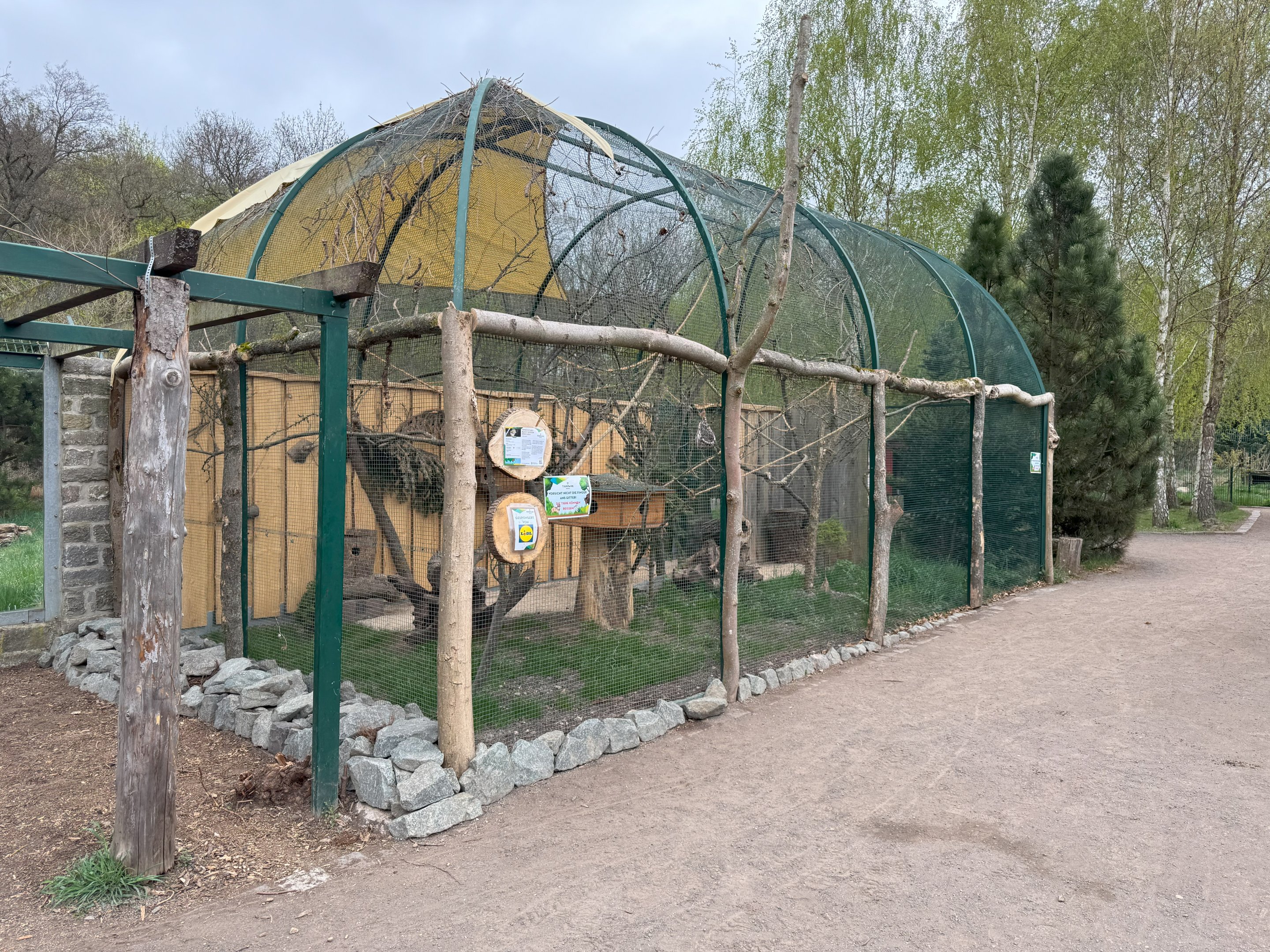 Exhibit for Swinhoe's striped squirrel (Tamiops swinhoei)