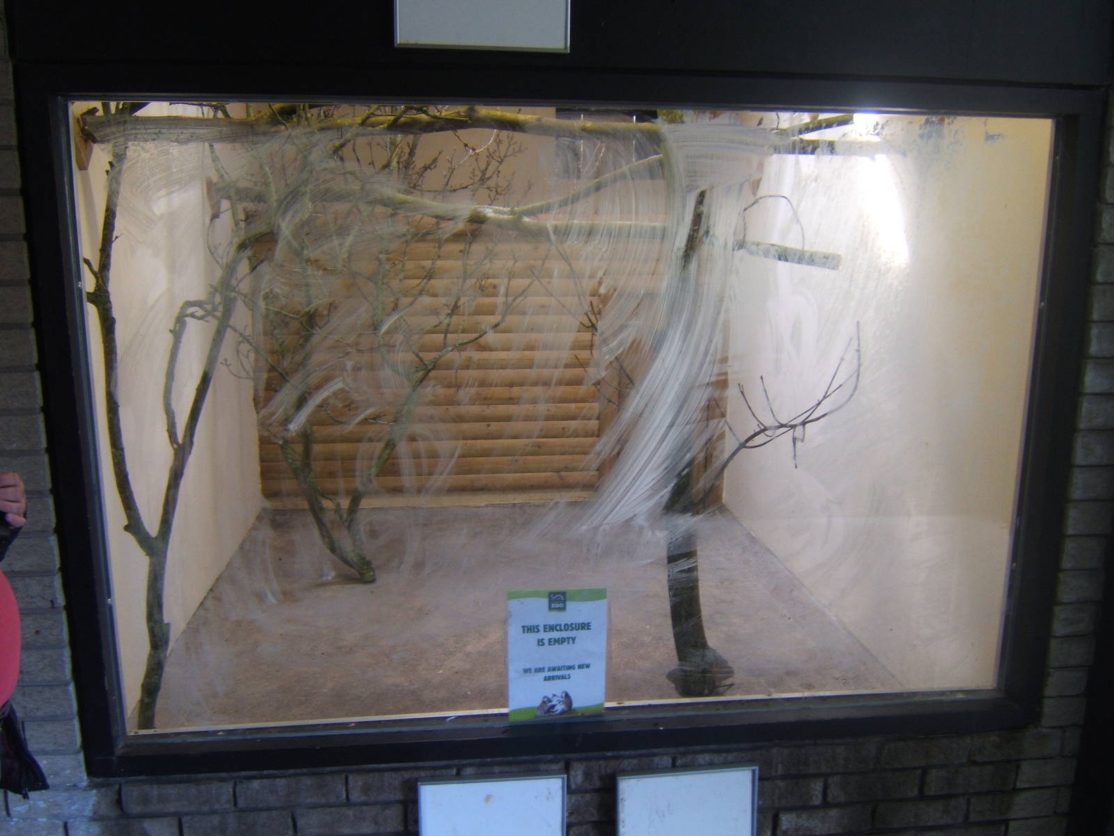 Exhibit under going refurb