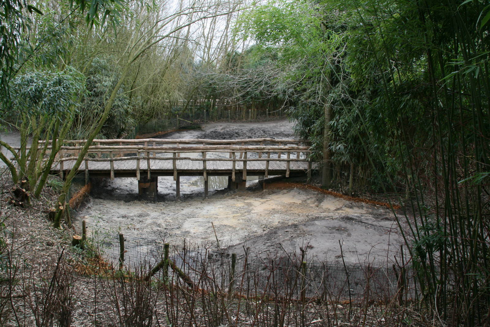 exhibits under construction
