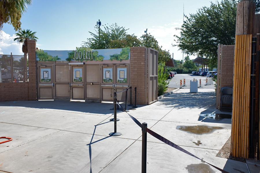 Exit and Temporary Entrance