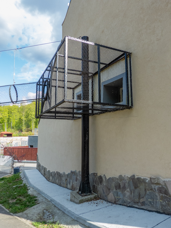exit for ring-tailed lemurs at the tropical house