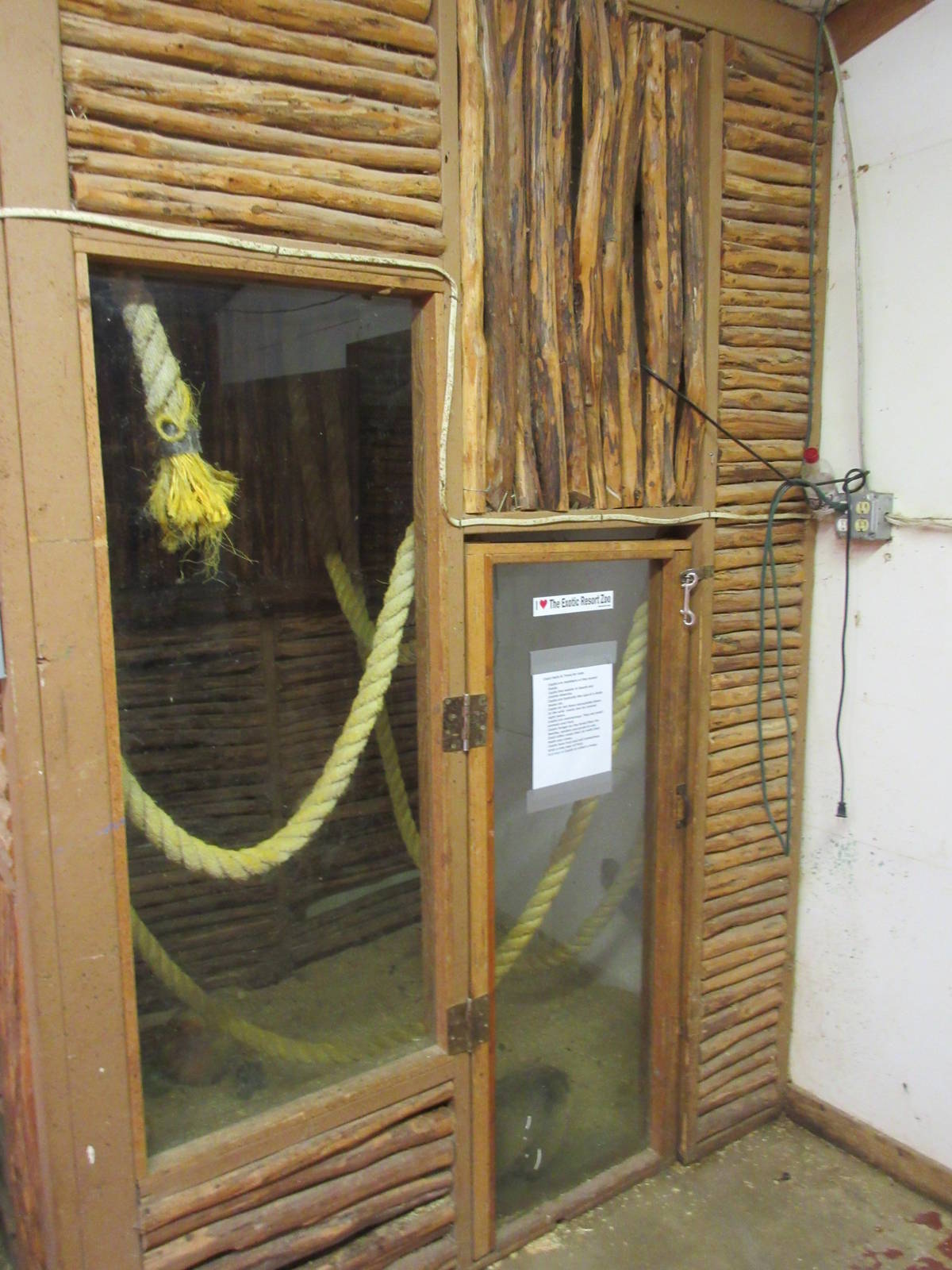 Exotic Resort Zoo (Texas) - Smallest Coati Exhibit Ever?