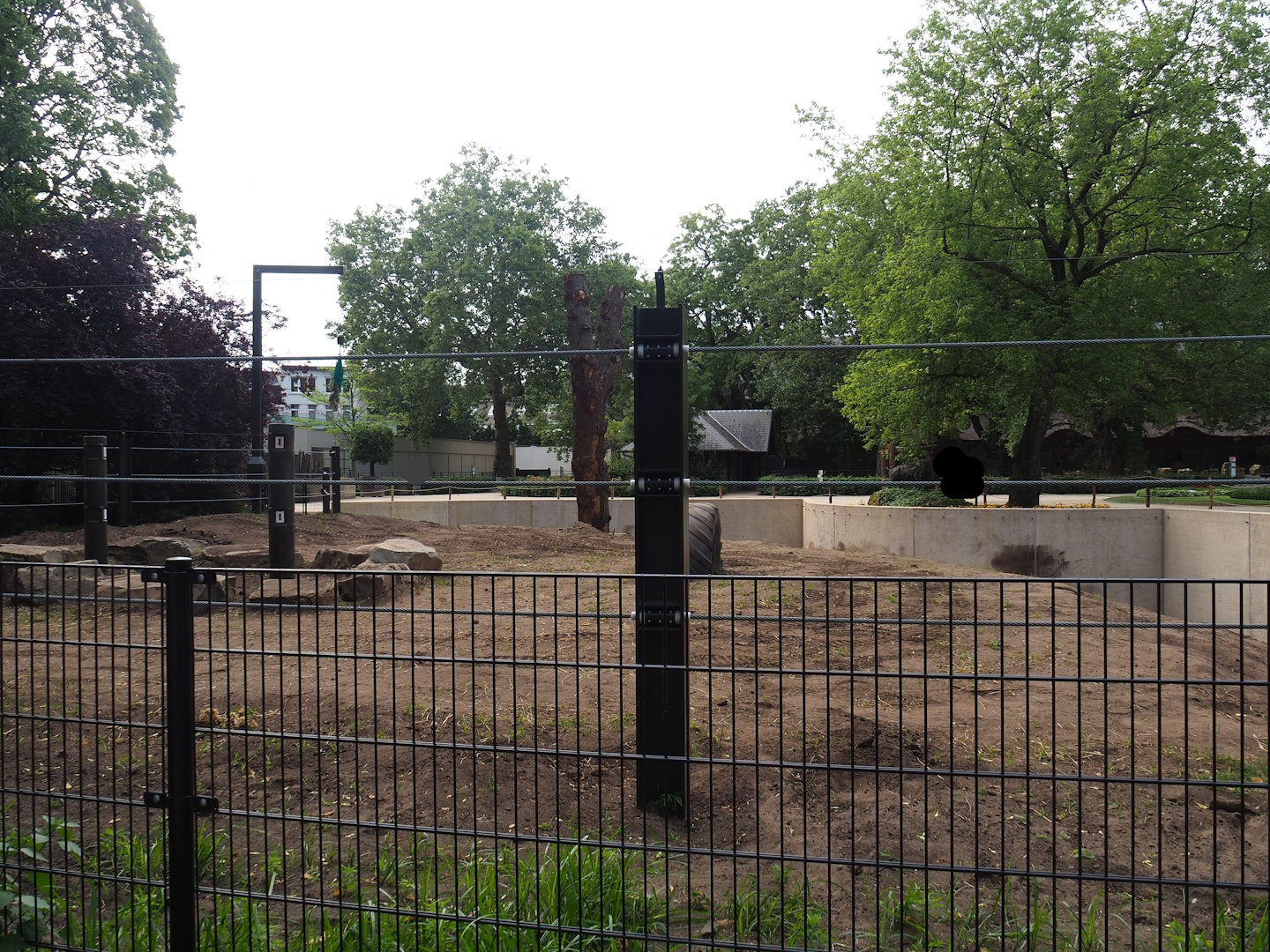 Expanded Asian elephant paddock, 2023-07-22
