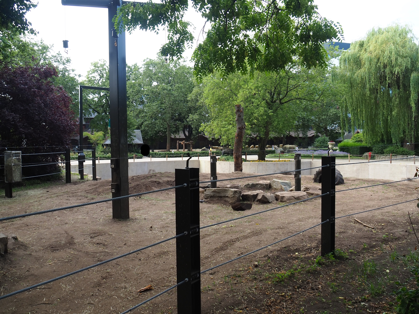 Expanded Asian elephant paddock, 2023-07-22