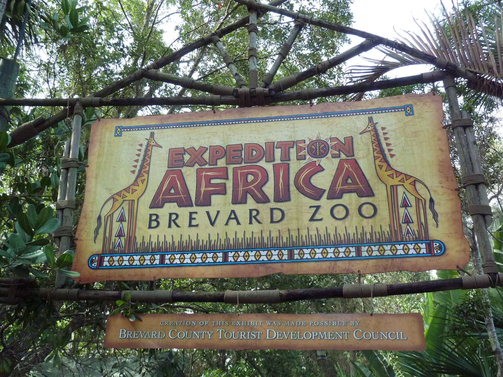 Expedition Africa - Entrance Sign
