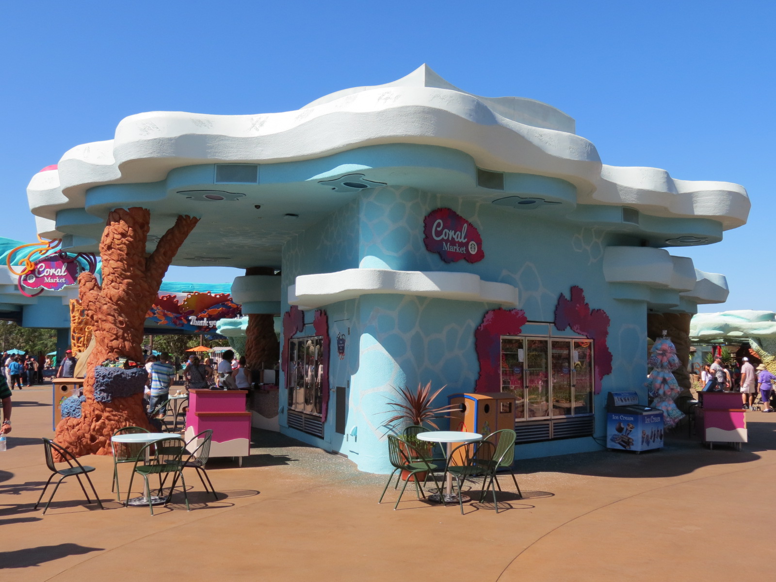Explorers Reef - Coral Market Food Stand