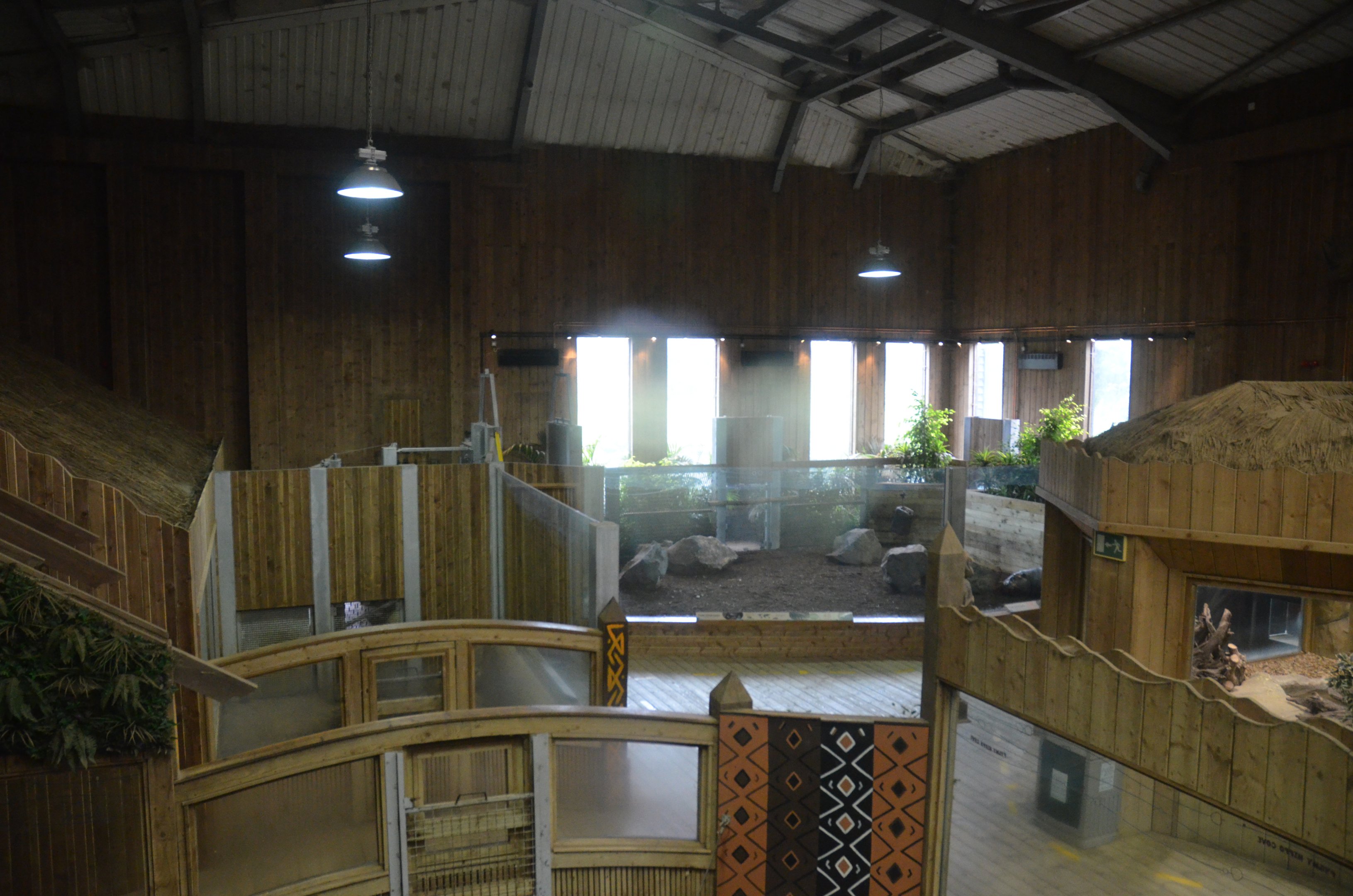 Extended Pygmy Hippo Indoor Enclosure at Colchester, 09/09/19