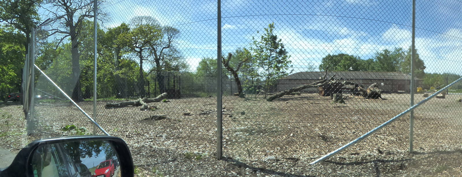 Extended Sand Enclosure for African Lions