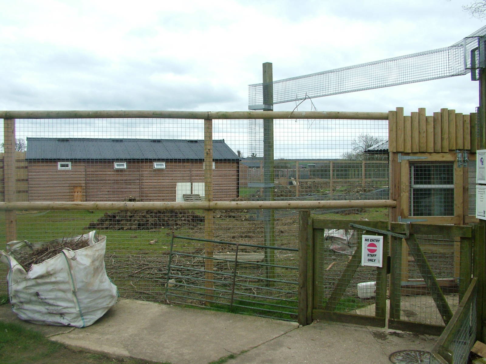 Extension area construction works at Hamerton 05/04/10