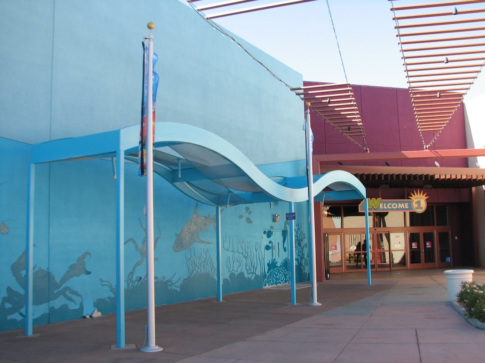 Exterior and Entrance to Mall