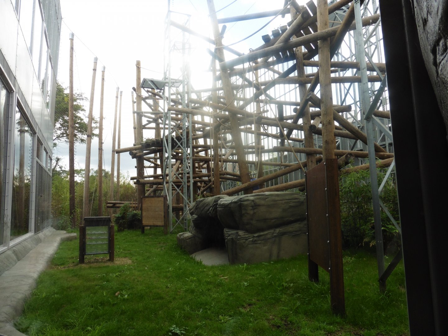 Exterior Chimp enclosure