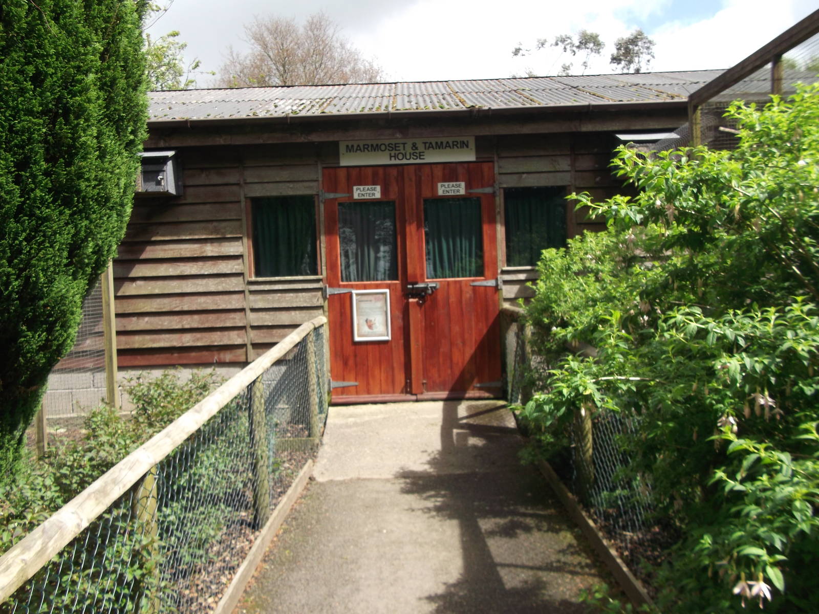 Exterior Marmoset and Tamarin House 12/4/2014