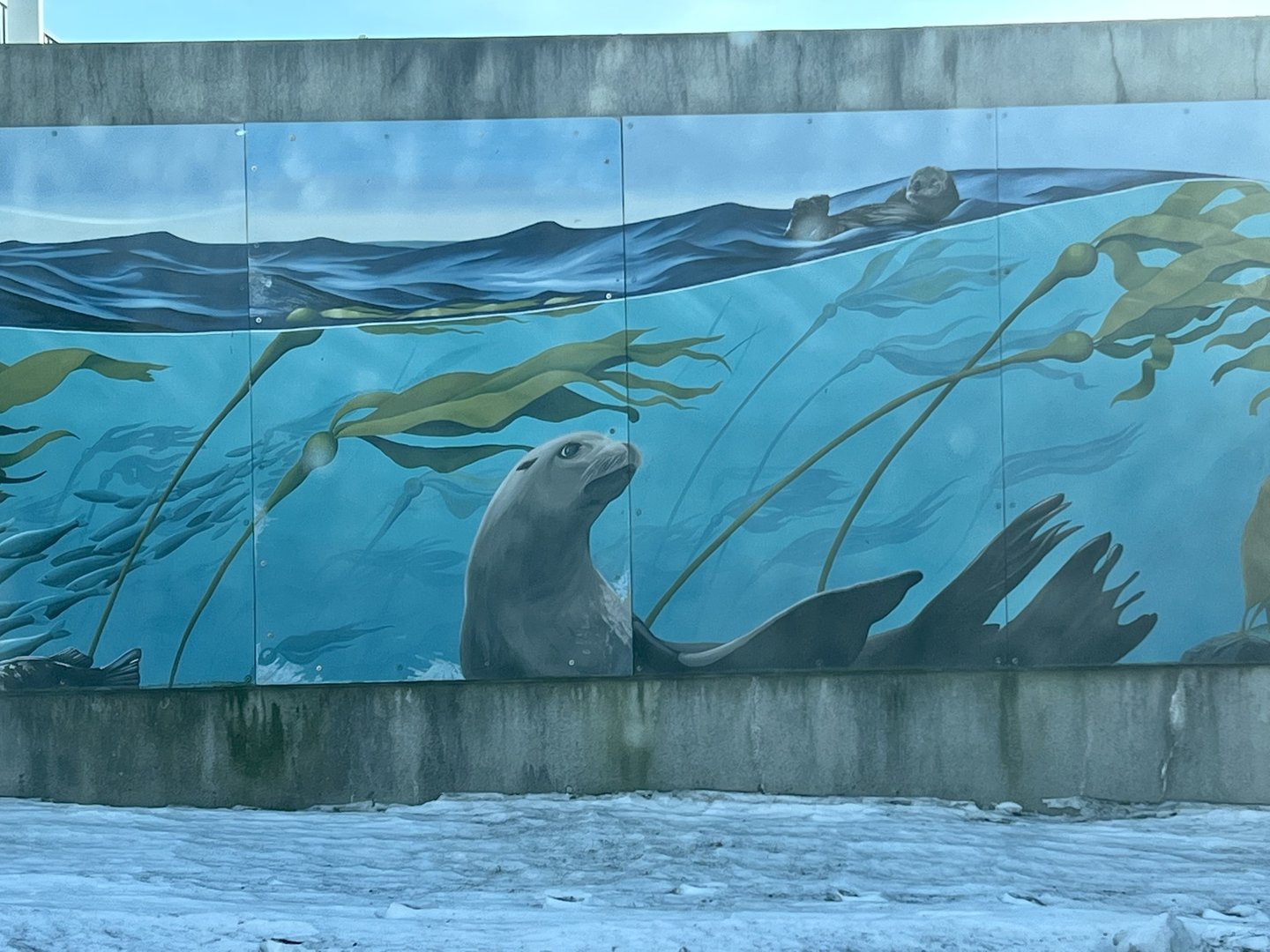 Exterior Mural.  Seward, Alaska is full of them.