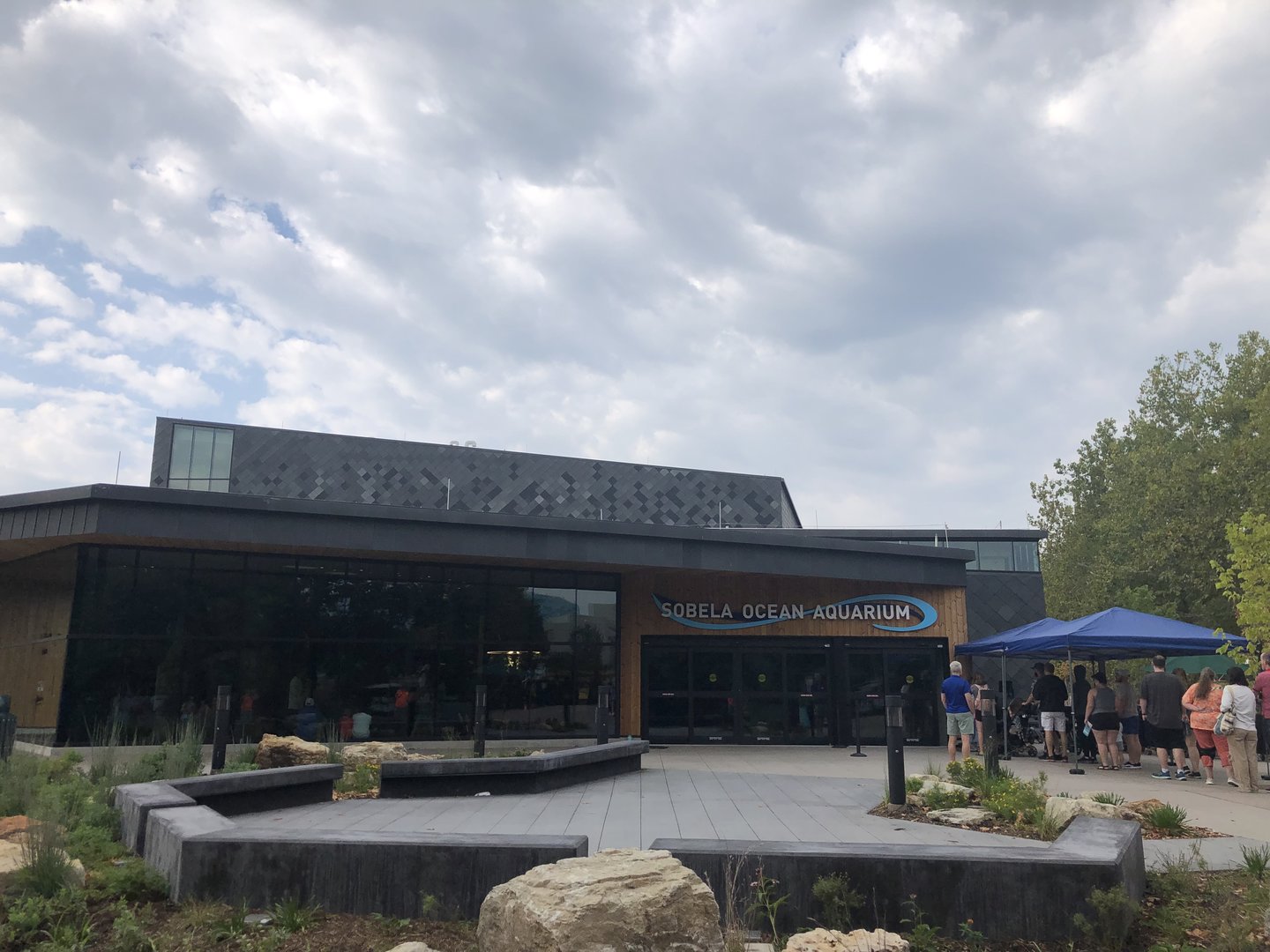 Exterior of Aquarium Entrance