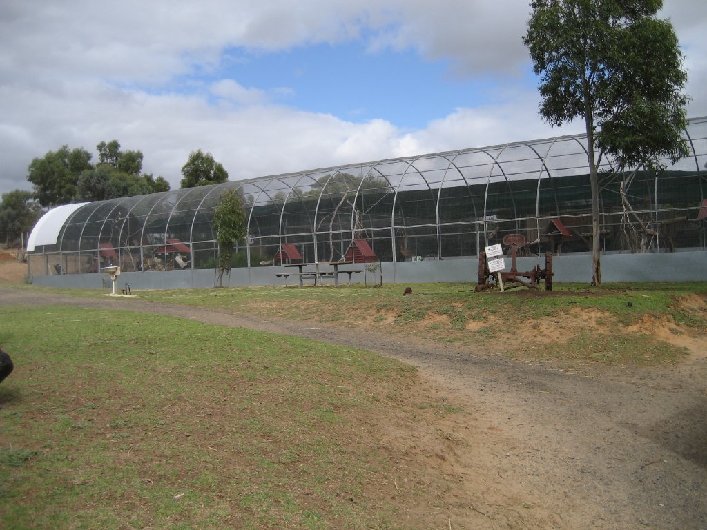 Exterior of Arid Walkthrough Aviary