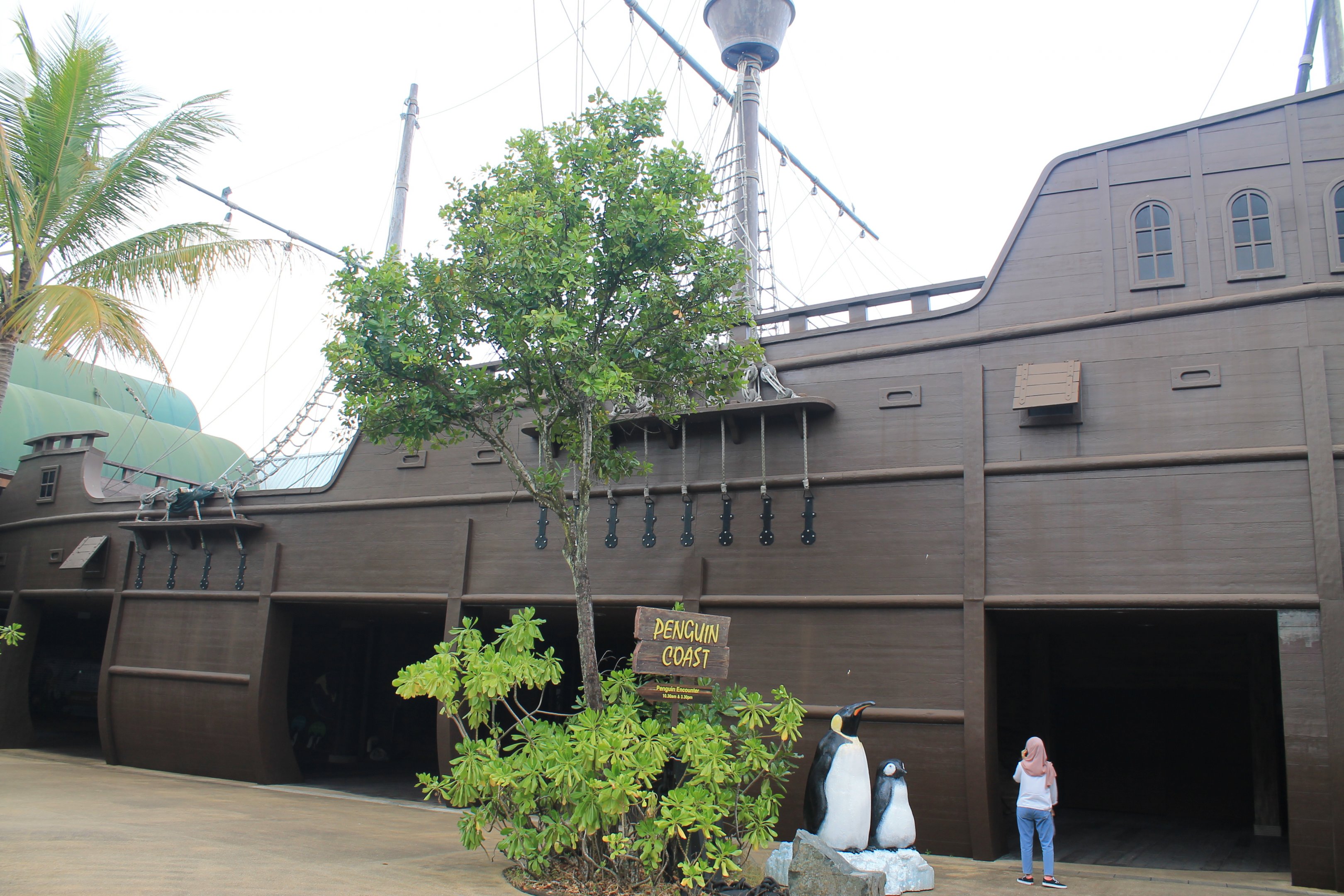 exterior of subantarctic penguin house