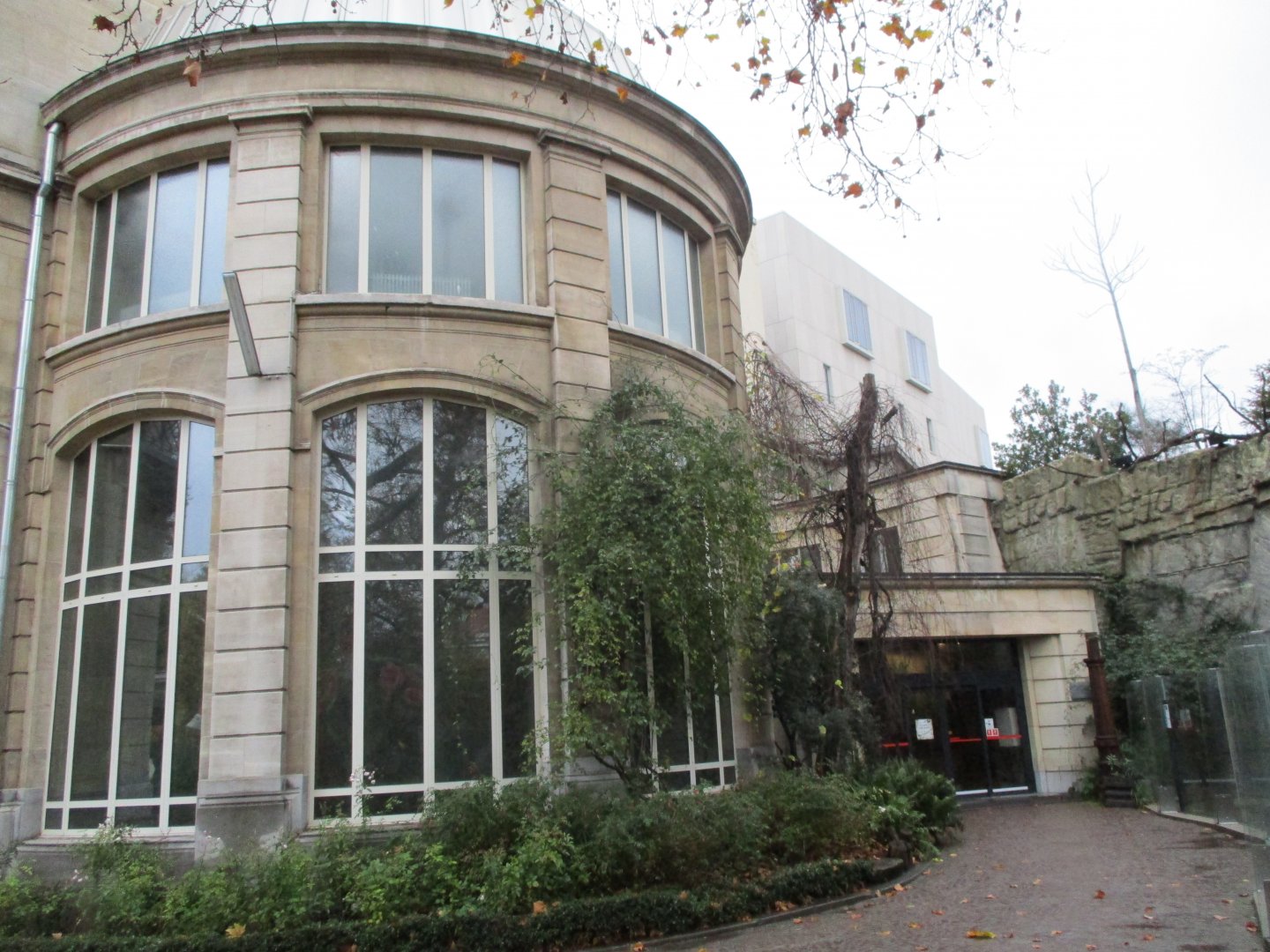 Exterior of the winter garden