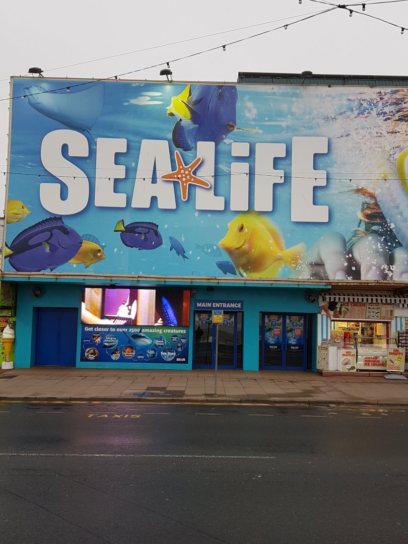 Exterior on Blackpool seafront 1