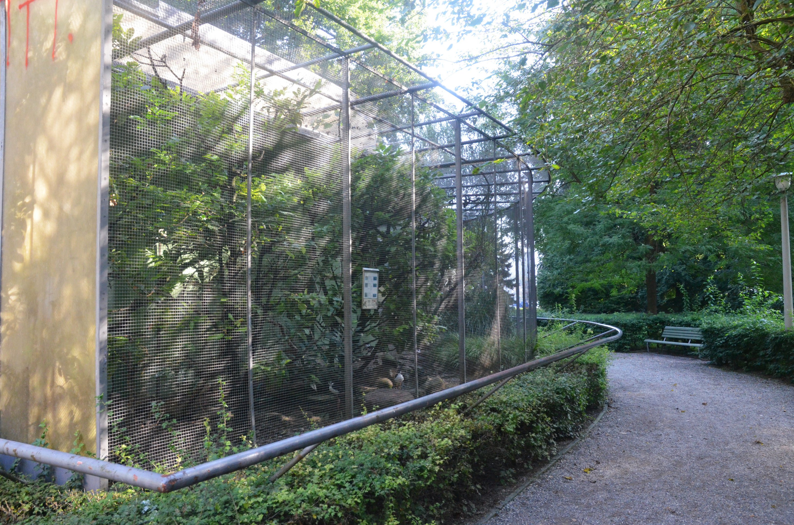 External Aviaries at Voliere Zurich (Mythenquai), 13/09/16