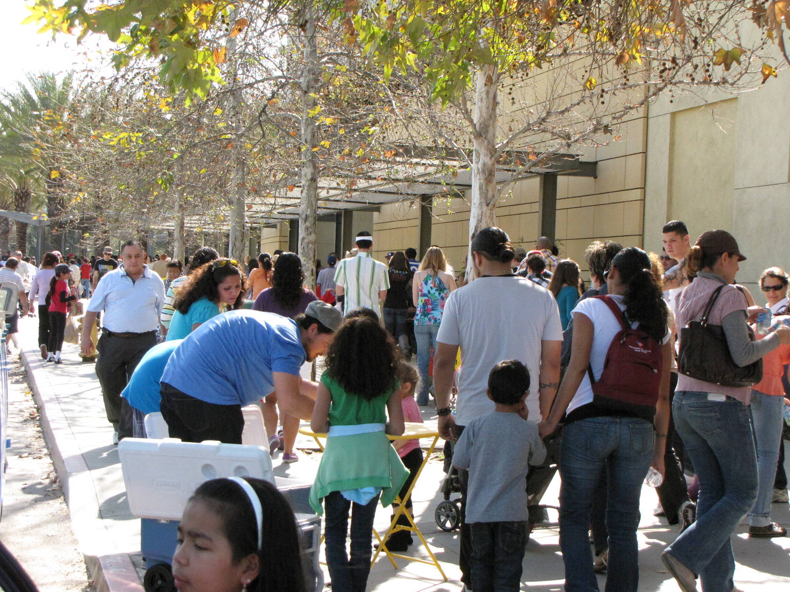 Extremely Long Ticket Lines