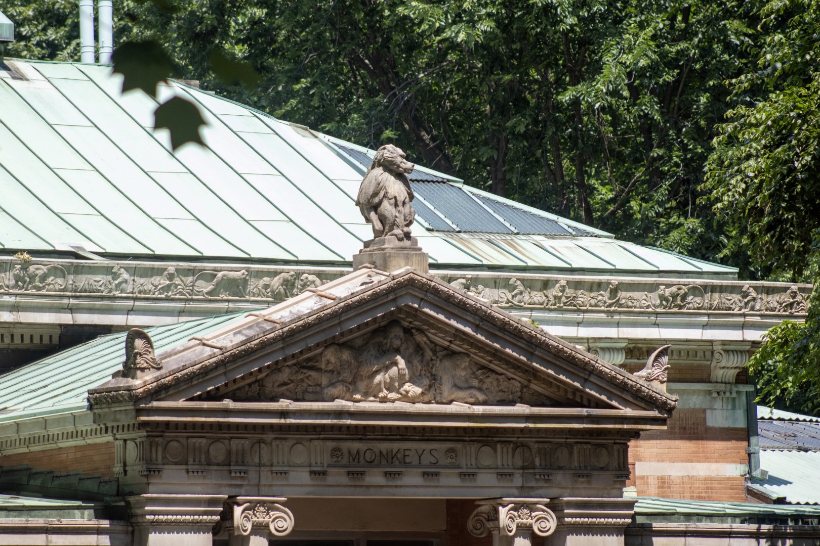 Facade to the Old Monkey House