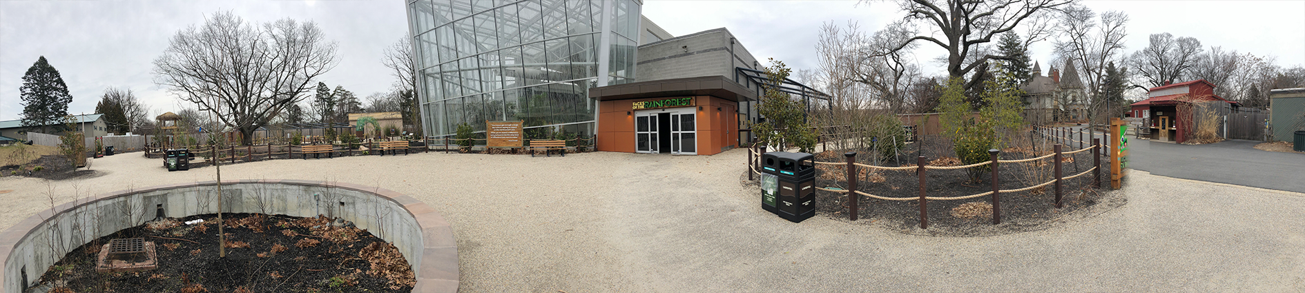 Faces of the Rainforest Exterior Panorama - Feb, 2020