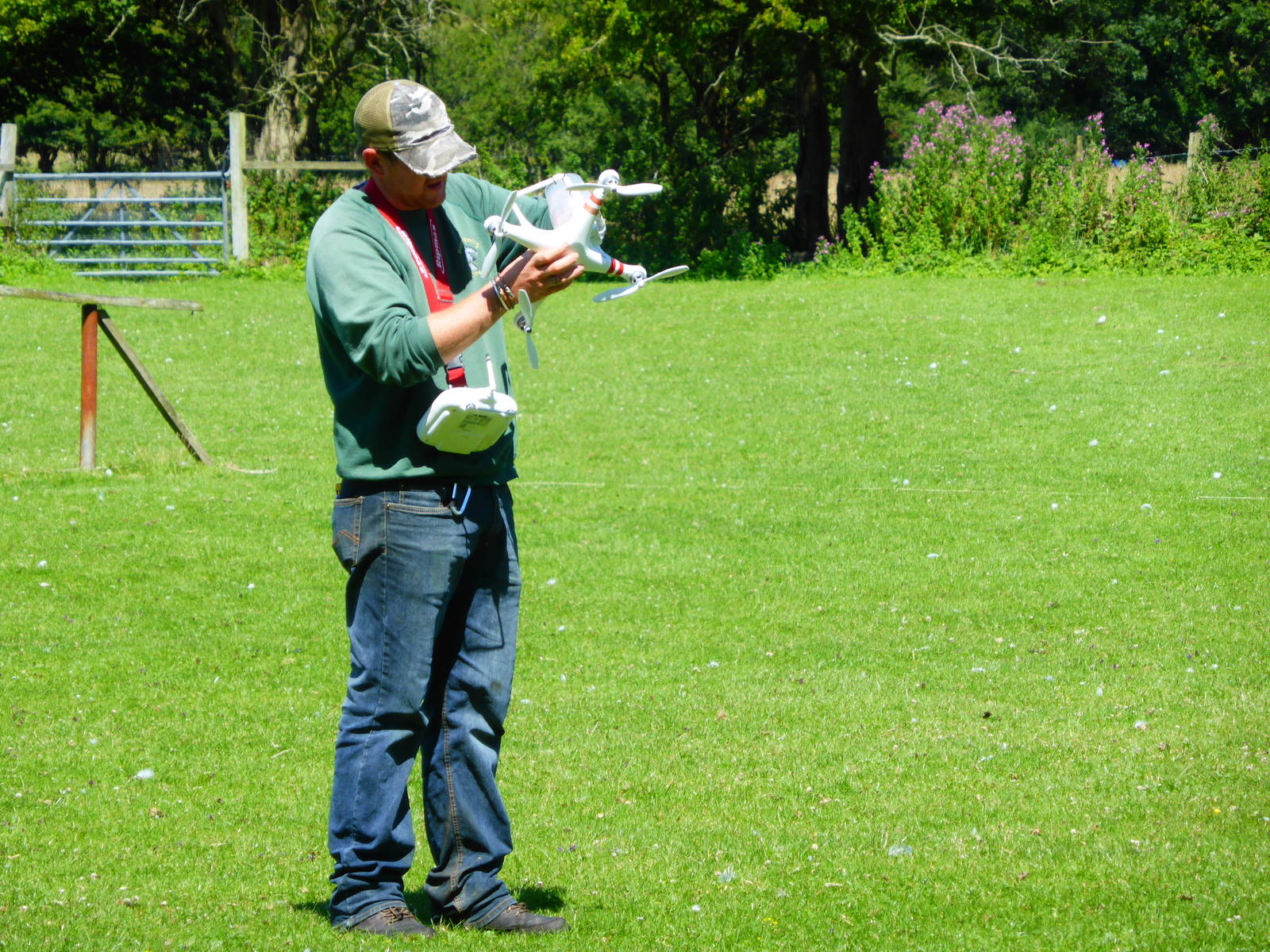 Falcon training using drone .