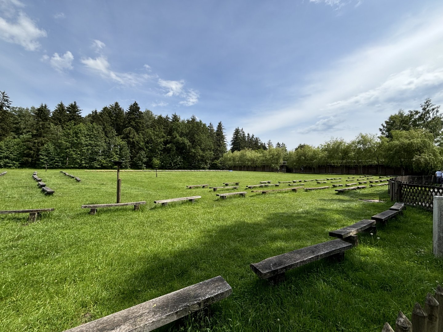 Falconry Show Arena at Wildpark Poing