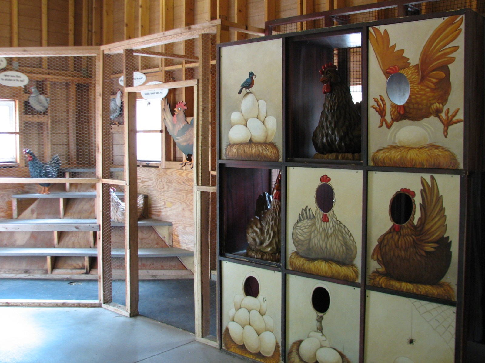Family Farm - Chicken Barn Display