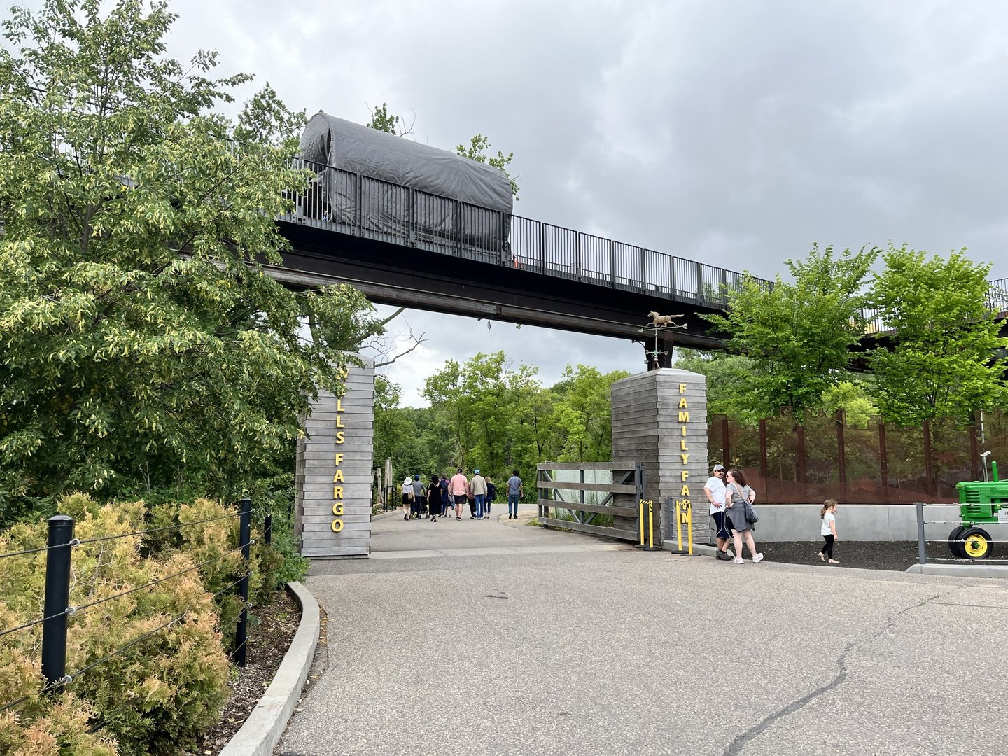 Family Farm Entrance + Treetops Trail