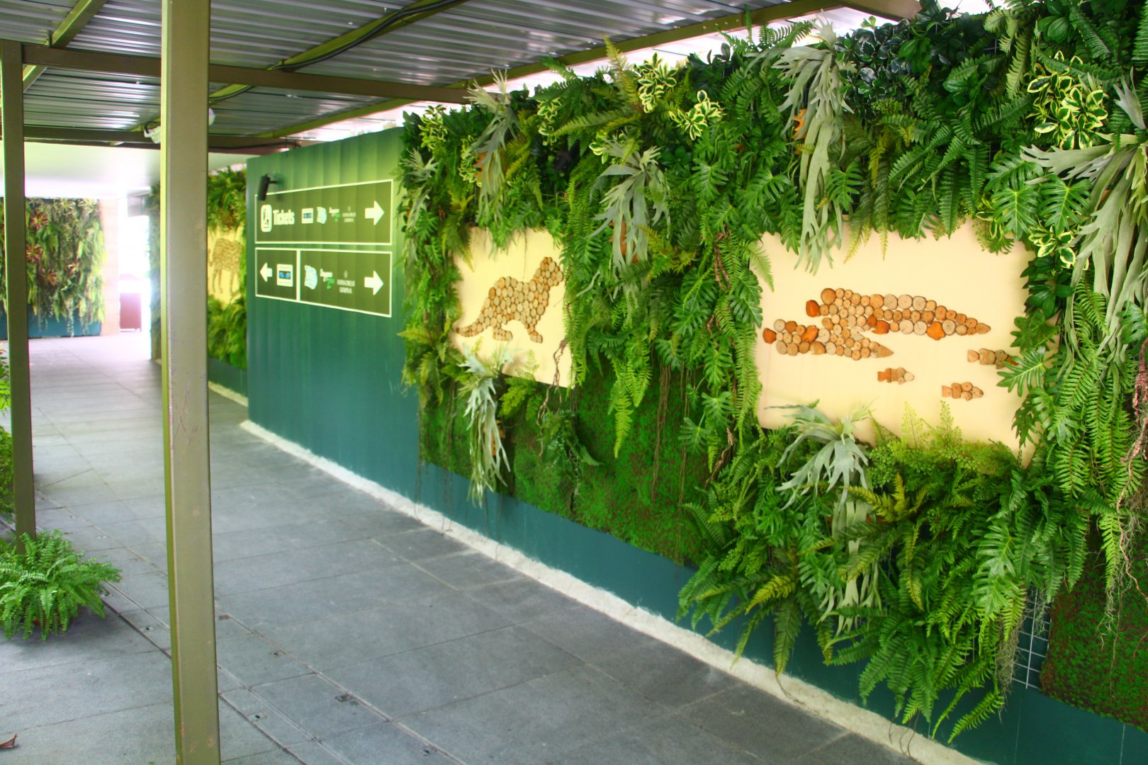 Fancy construction hoarding