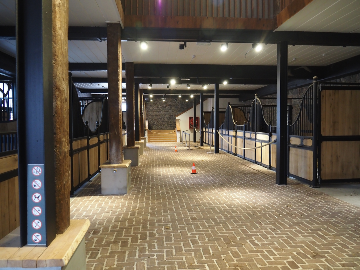 Farm animal stables in former main gift shop, 2024-09-17
