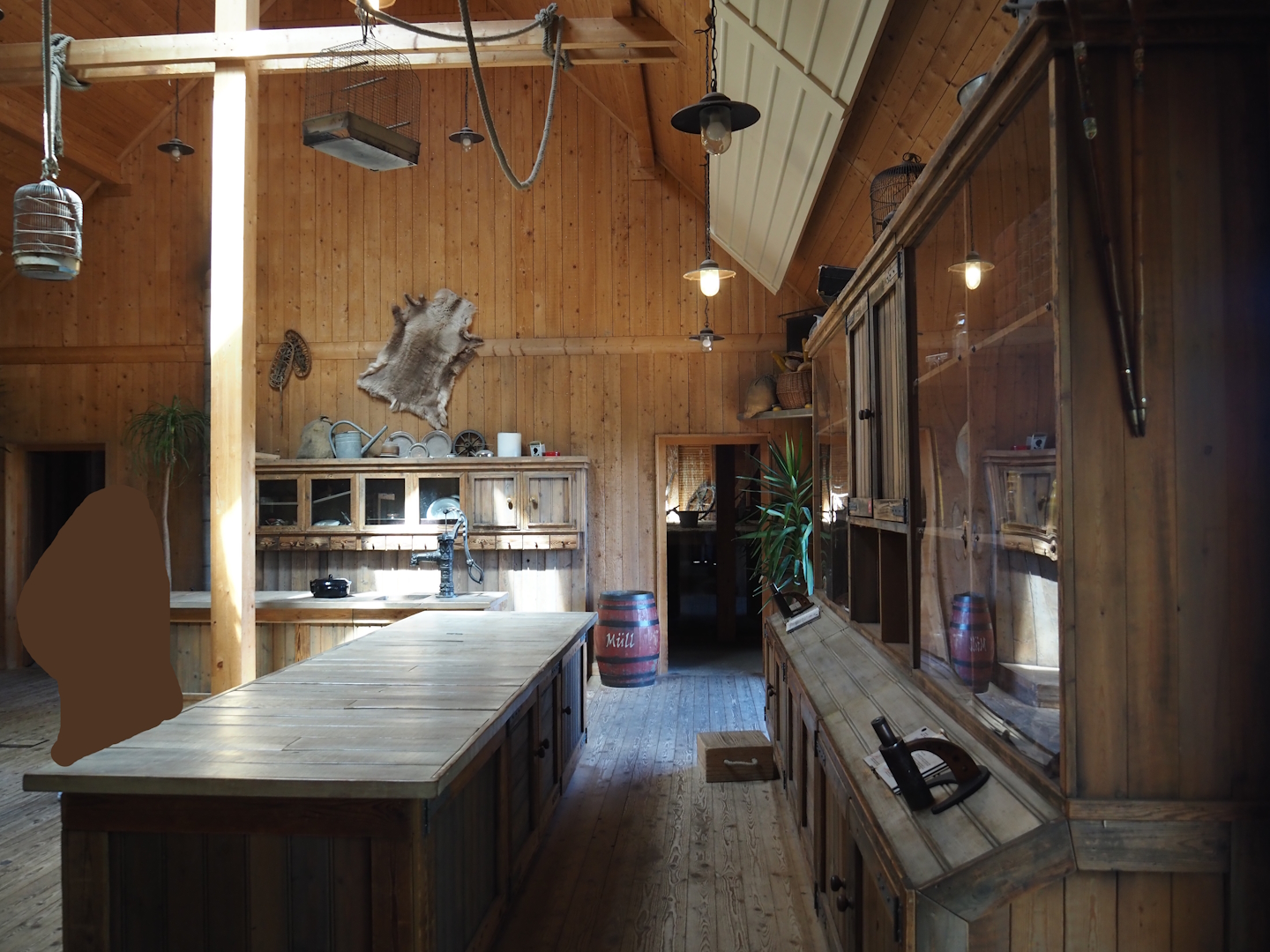 Farm area - Exhibition area in barn, 2024-06-08