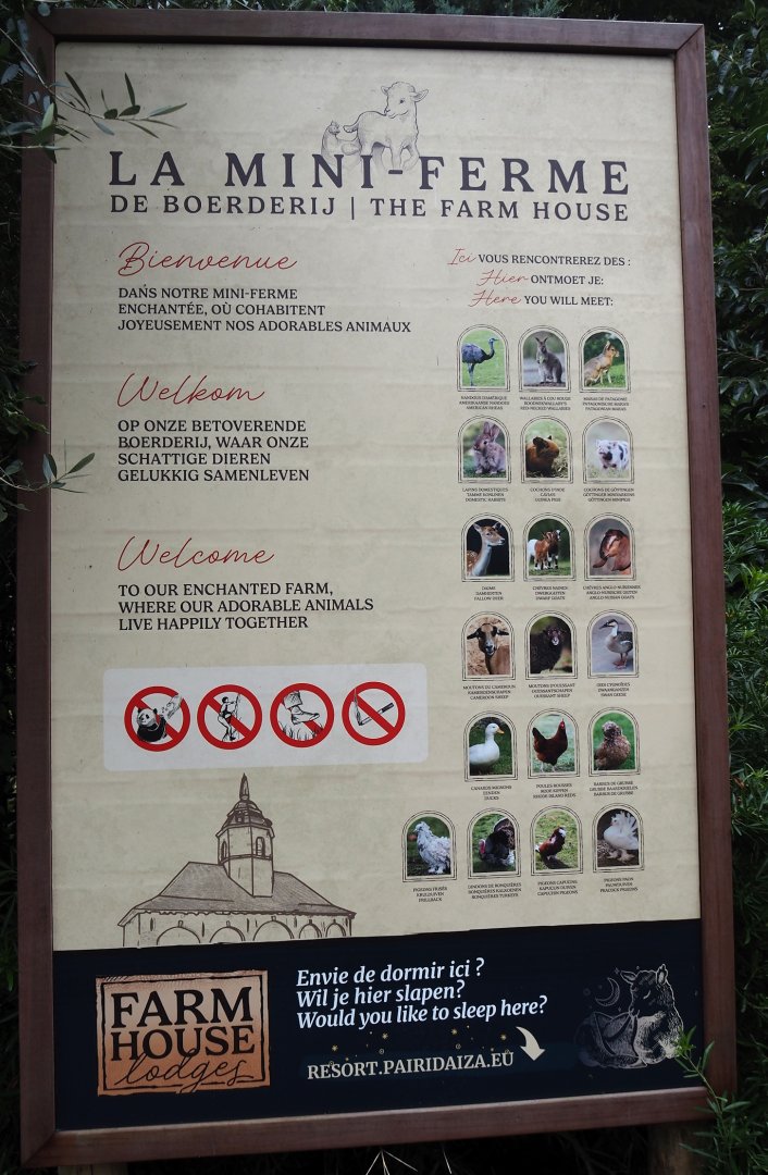 Farm area signage, 2024-09-17