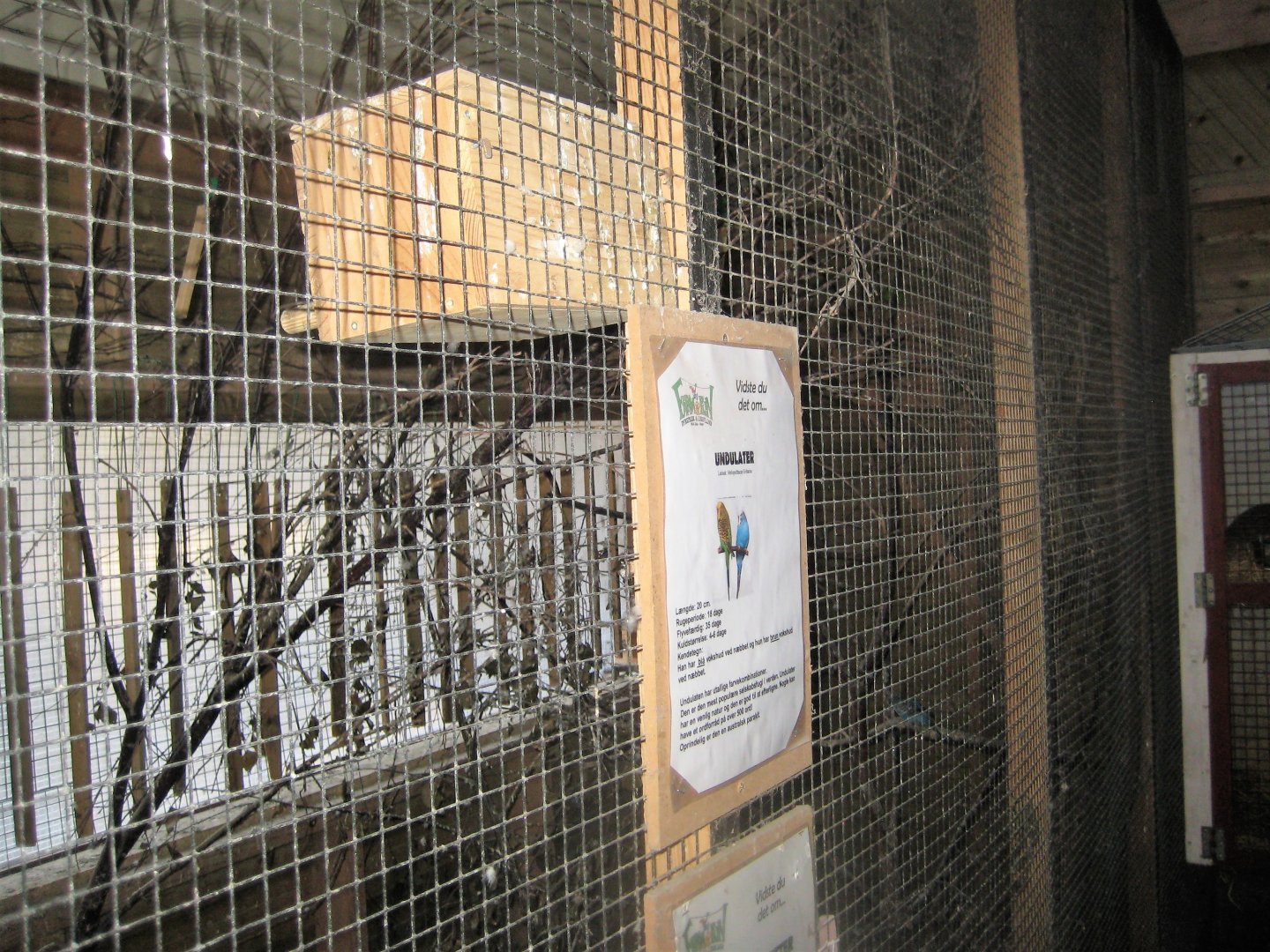 Farm Fun - Rabbit house - Budgie/cockatiel aviary