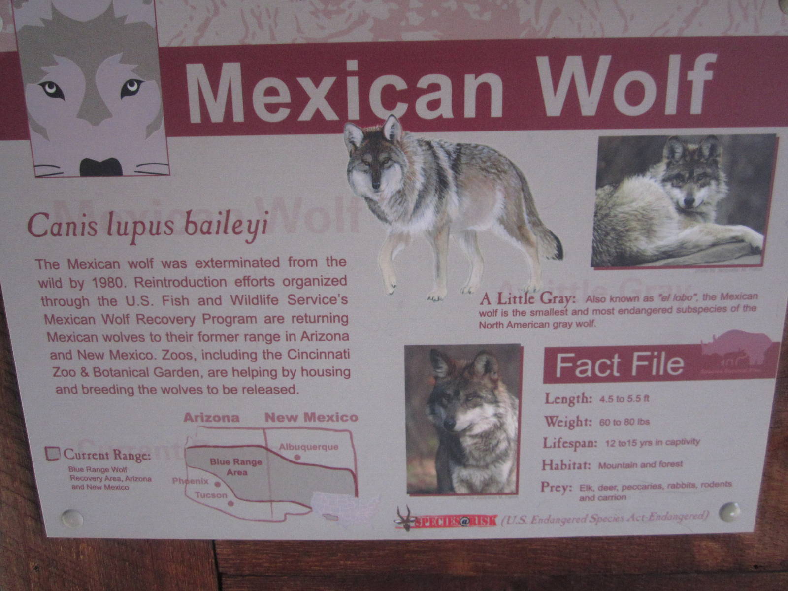 Feb. 2012-Sign at Wolf Woods