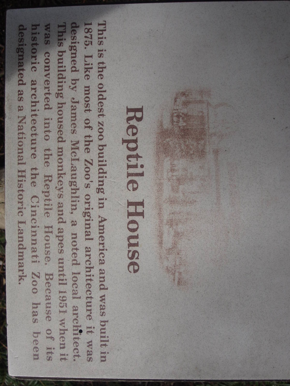 Feb. 2012-Sign Outside of the Reptile House