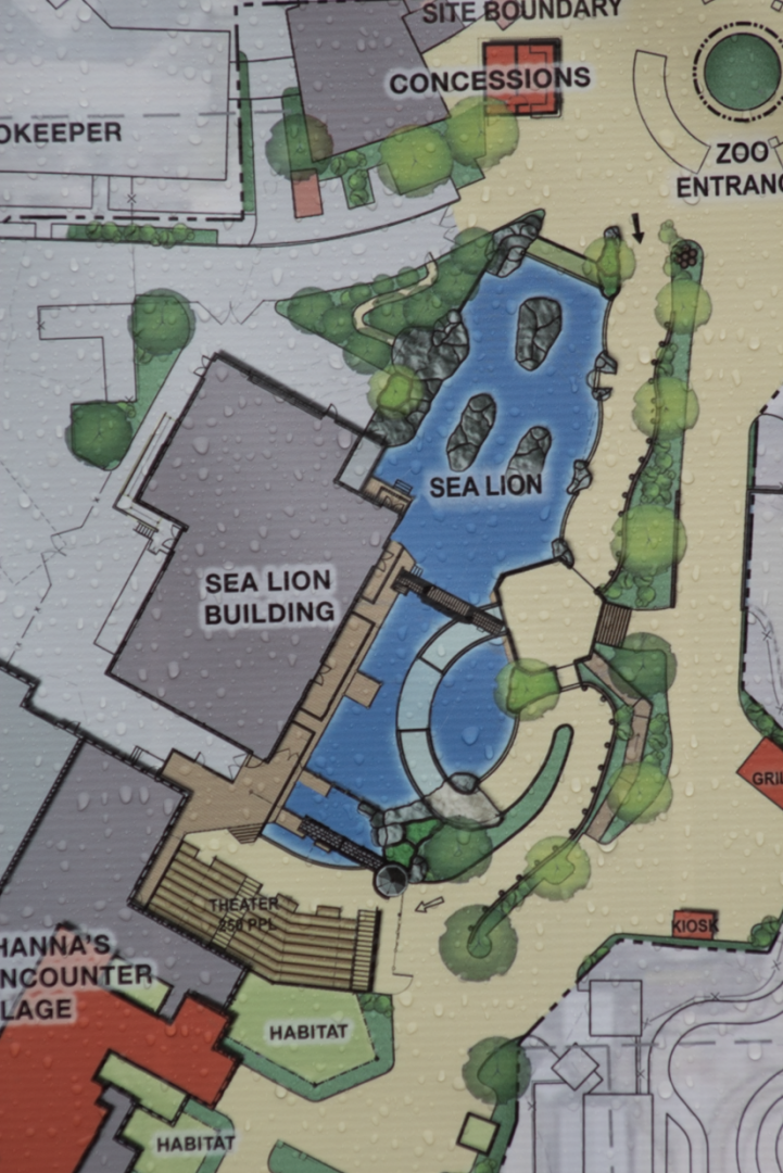 Feb. 2017 - Entrance - Future Sea Lion Exhibit Plans