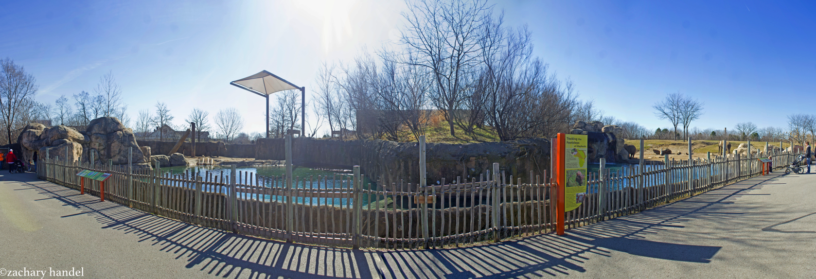 Feb. 2017 - Plains - Both Elephant Exhibits - Panoramas