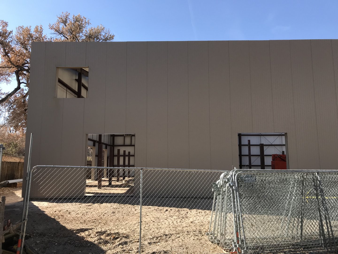 Female Elephant Barn Construction