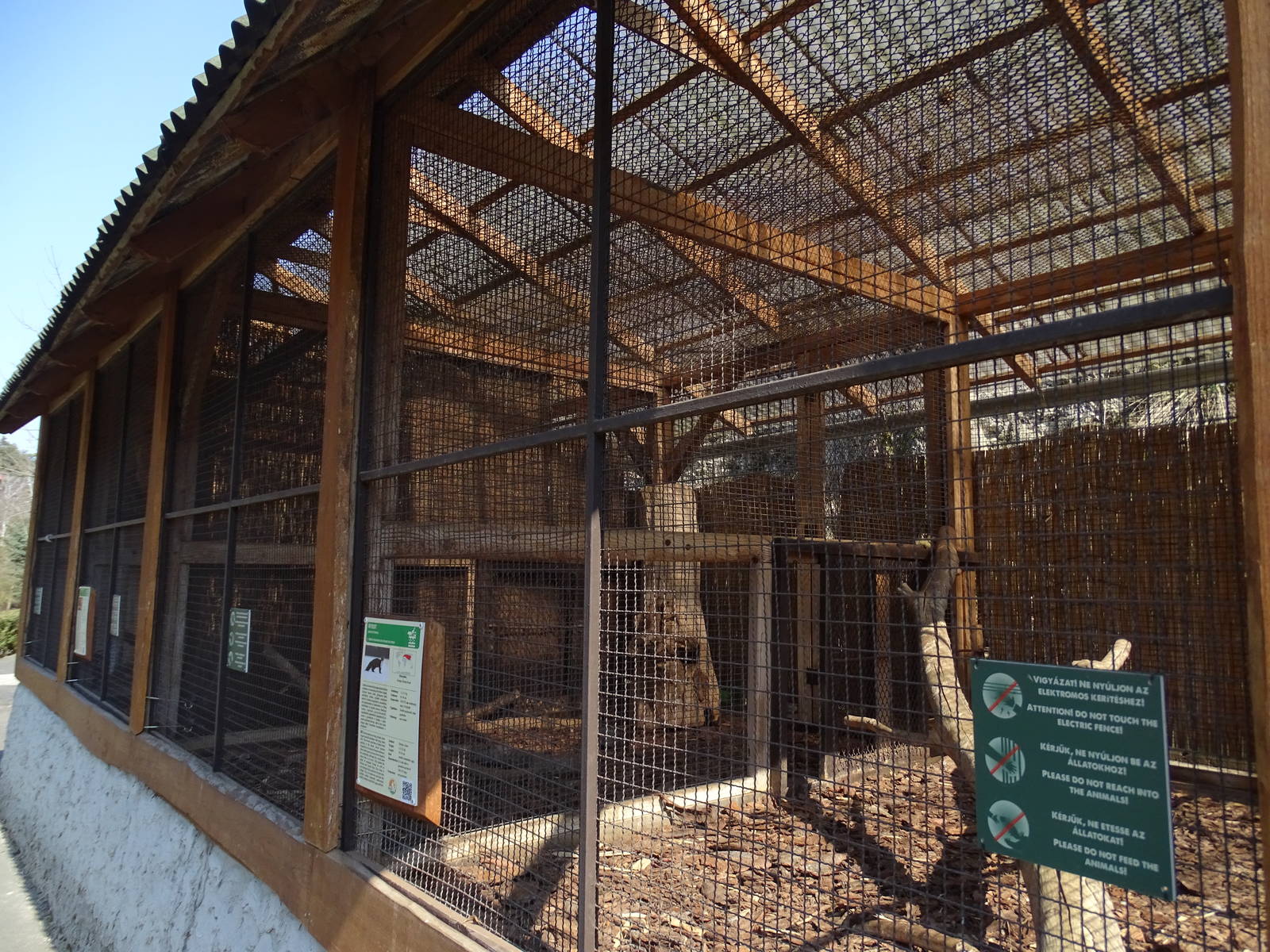 Ferret and stone marter enclosures