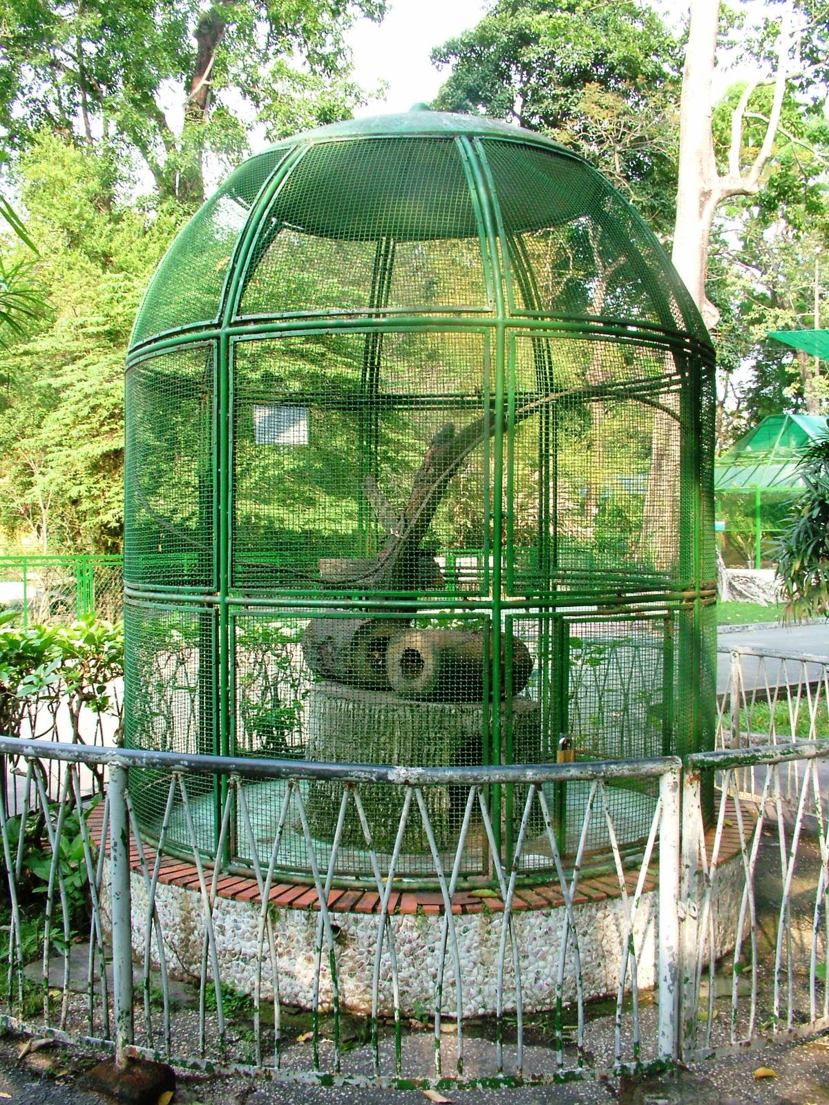 Ferret-Badger Enclosure at Saigon Zoo, 16/03/12