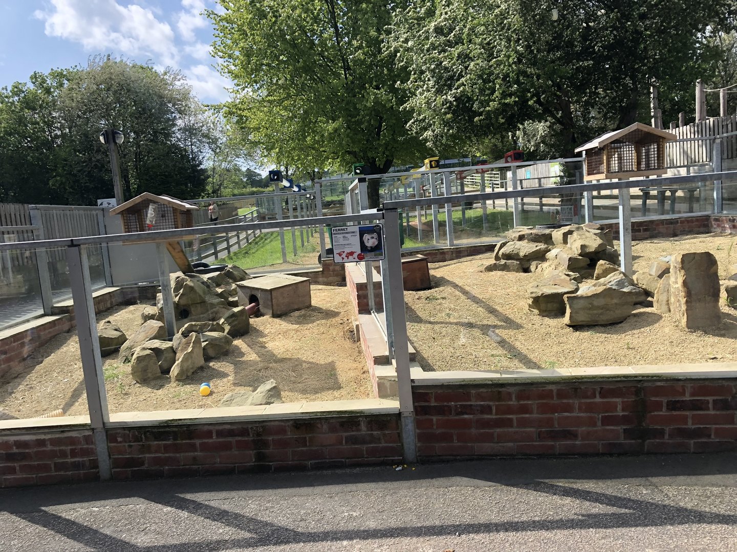 Ferret Enclosure at Cannon Hall Farm (May 2022)