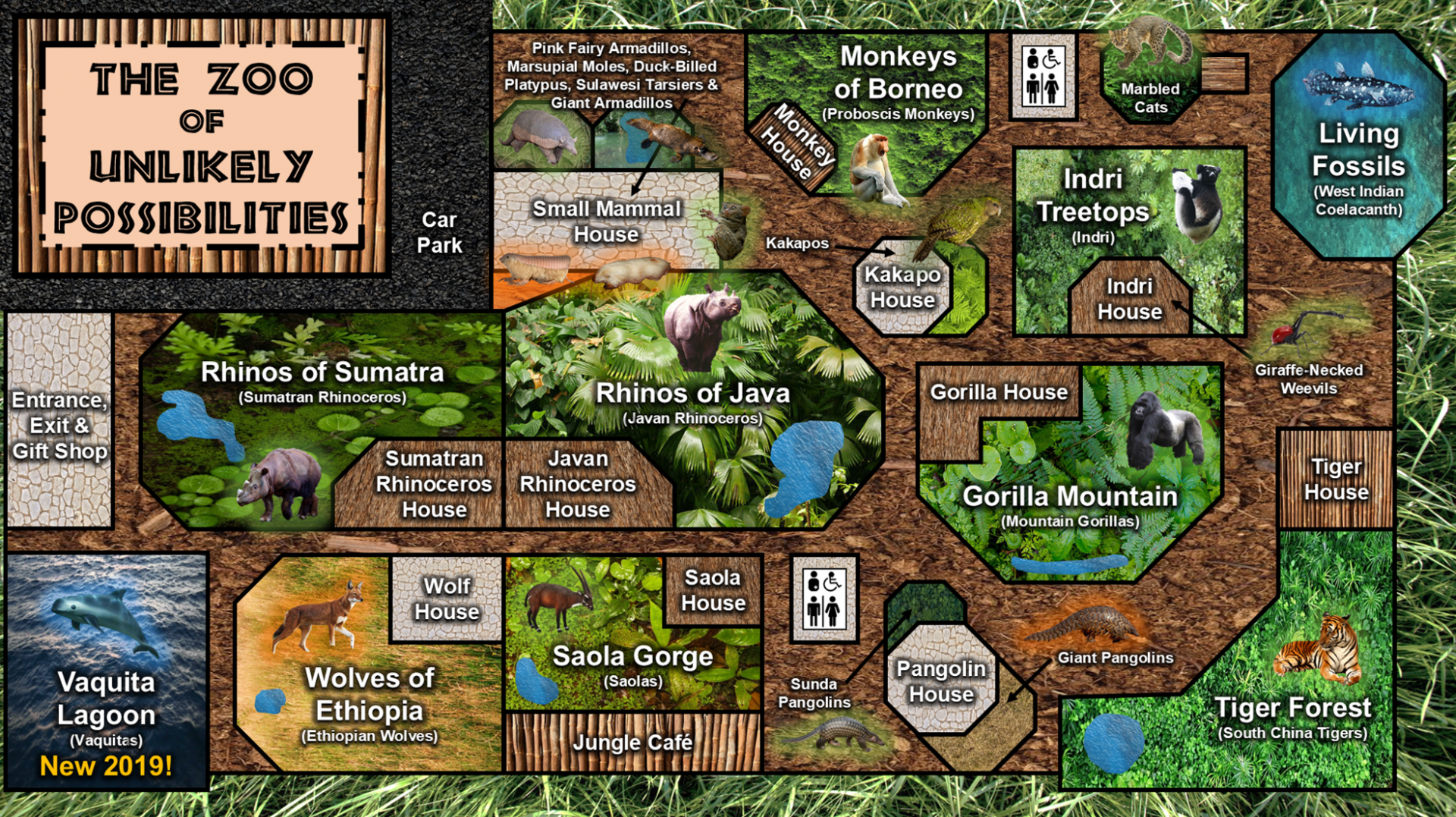 Fictional Zoo: The Zoo of Unlikely Possibilities