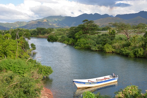 Fijian river scene