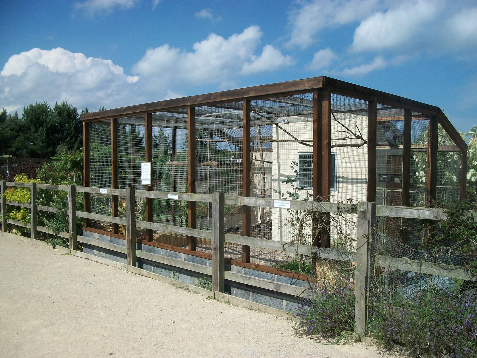 Filey Bird Garden and Animal Park, Parrot Aviary completed and occupied 2nd