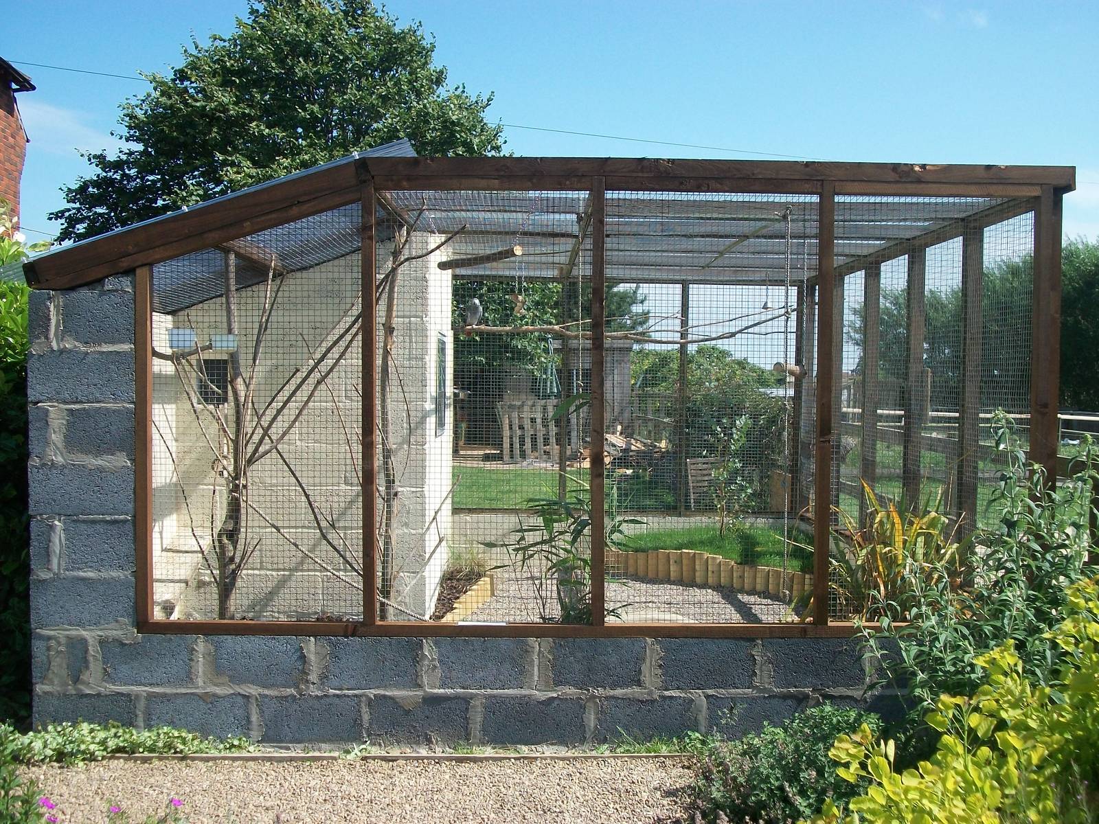 Filey Bird Garden and Animal Park, Parrot Aviary completed and occupied 2nd